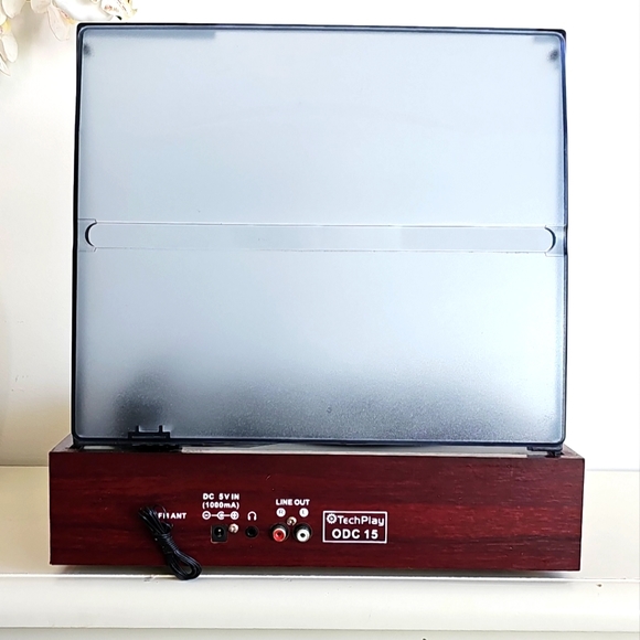 TechPlay ODC15 Record Player Turntable Retro Classic 3 Speed Wood FM Radio - Picture 4 of 13